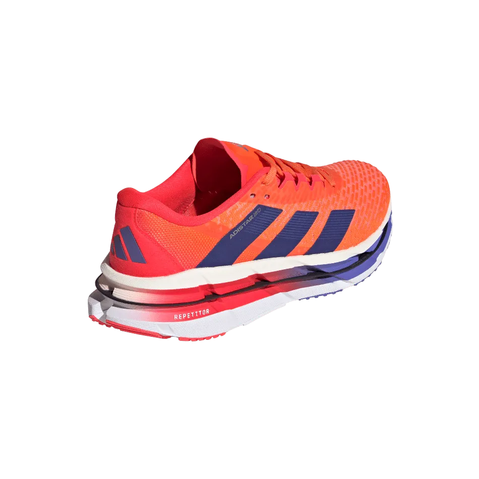Adidas Adistar BYD M Men's Running Shoes in Impact Orange/Lucid Blue/Lucid Red SS25