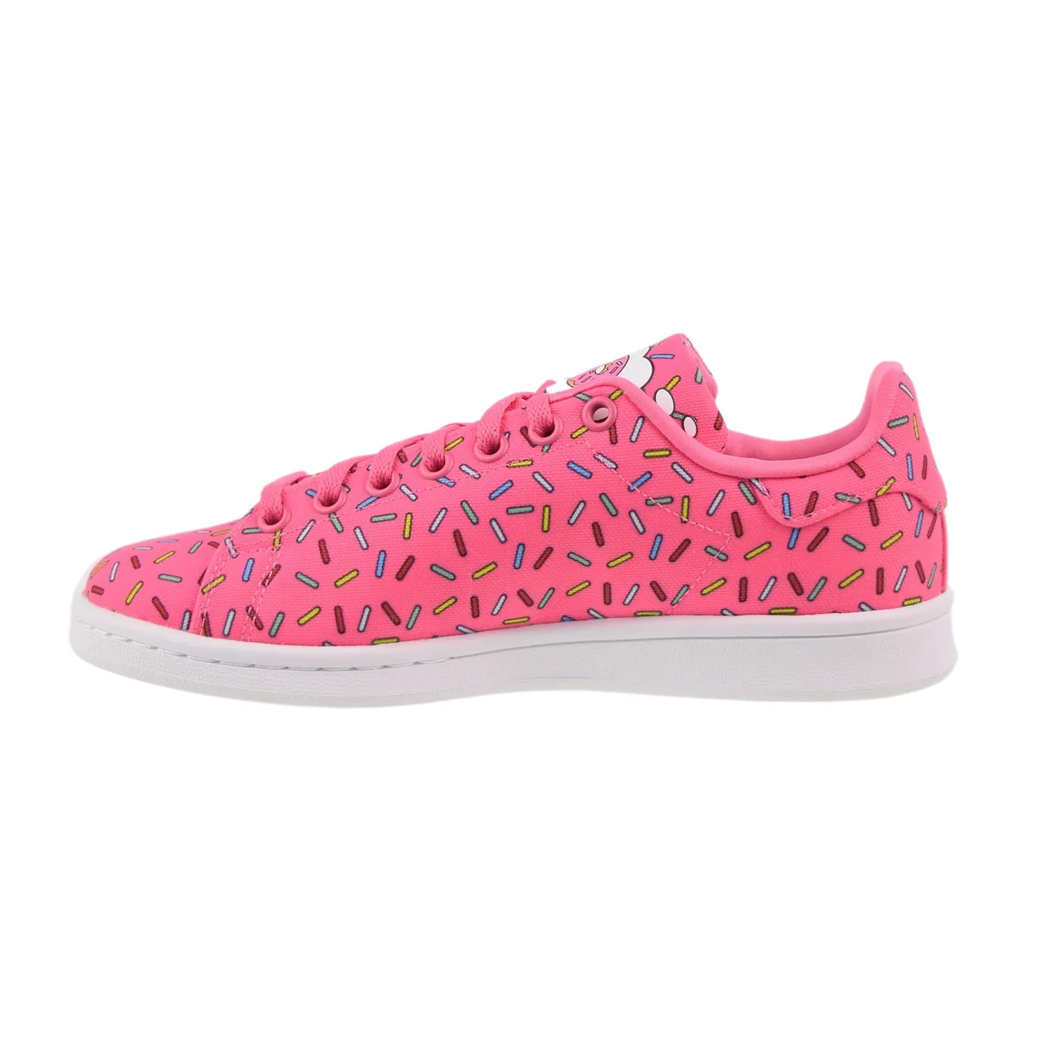 Adidas X The Simpsons Stan Smith Big Kids' Shoes Semi Solar Pink-Cloud White