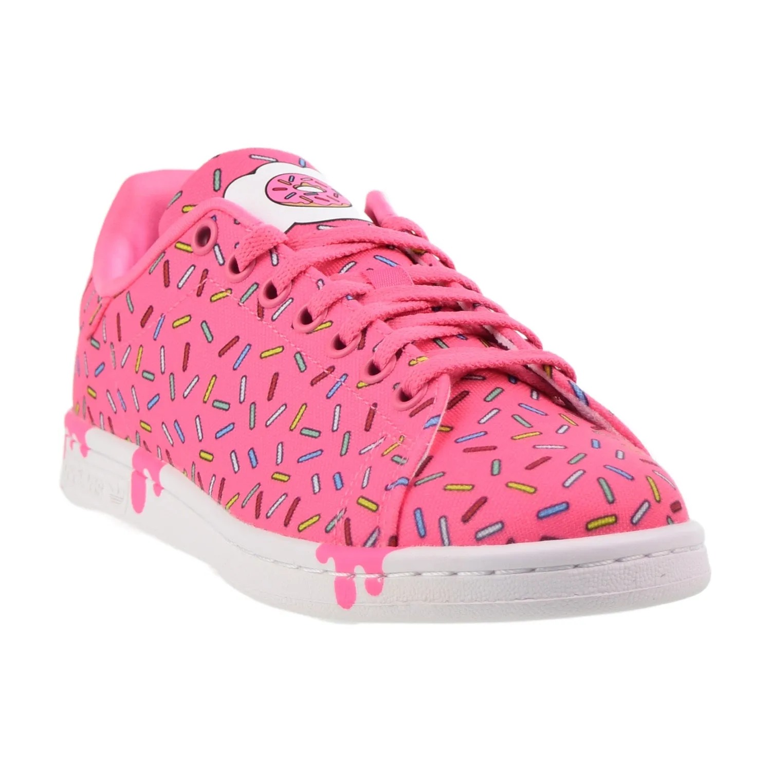 Adidas X The Simpsons Stan Smith Big Kids' Shoes Semi Solar Pink-Cloud White