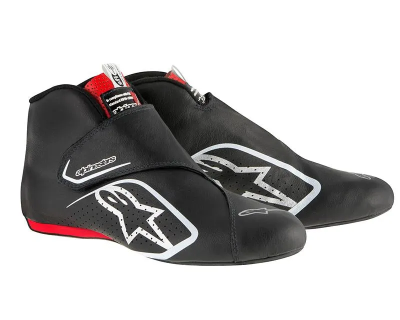 ALPINESTARS SUPERMONO SHOE BLACK RED SZ 12