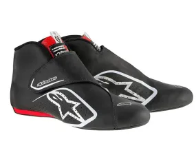 ALPINESTARS SUPERMONO SHOE BLACK RED SZ 12