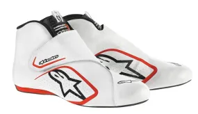 ALPINESTARS SUPERMONO SHOE WHITE RED SZ 10.5