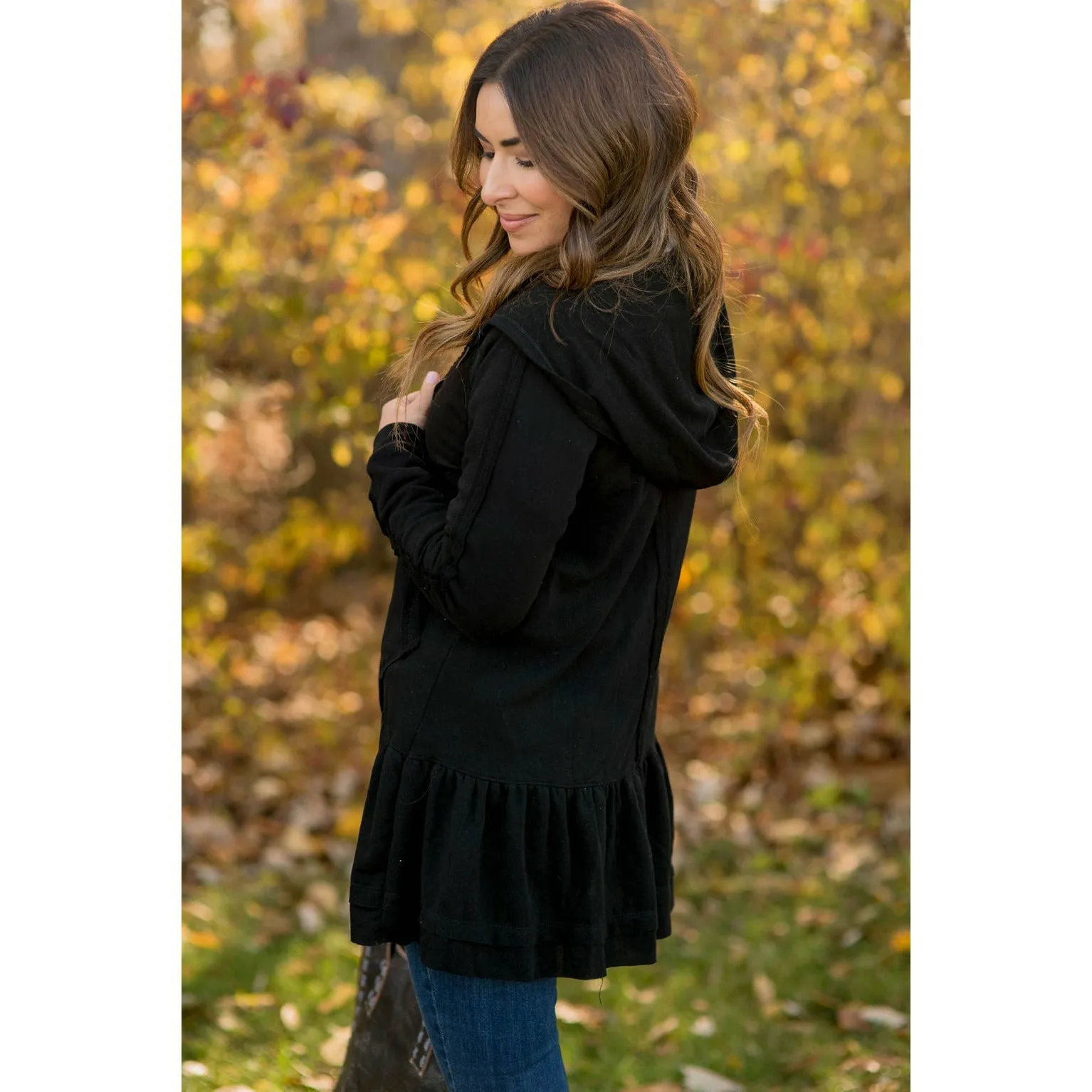 Easy Wear Flutter Bottom Zip Jacket