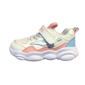 Erke Jogging Shoes Kids-Girls Running Cream White/Pink 64120120067-003