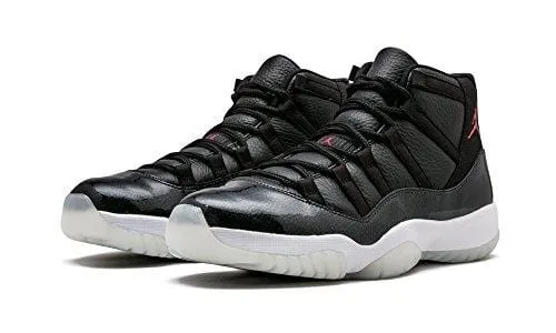 Nike Mens Air Jordan 11 Retro 72/10" Black/Gym Red-White-Anthracite Leather Size 12