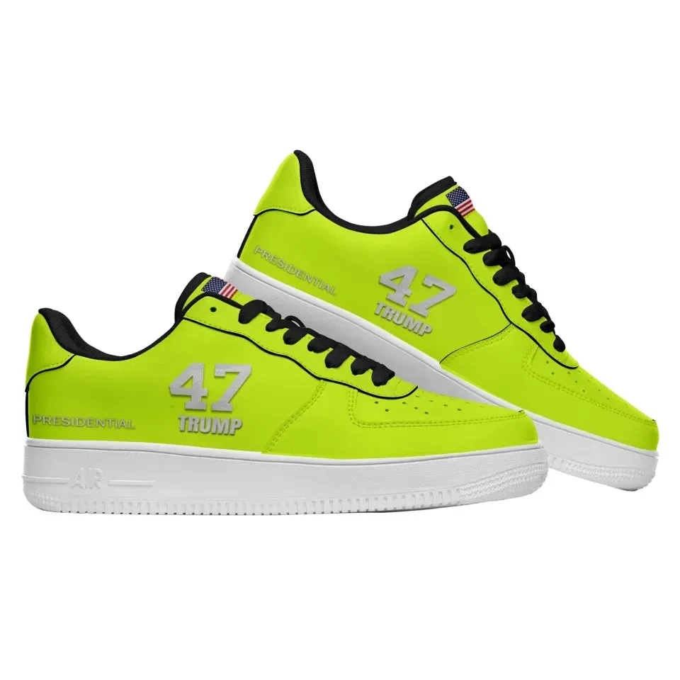 Personalized Trump 47 Sneakers, Custom Stylish Shoes, Comfortable Unisex Shoes