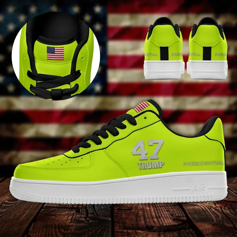 Personalized Trump 47 Sneakers, Custom Stylish Shoes, Comfortable Unisex Shoes