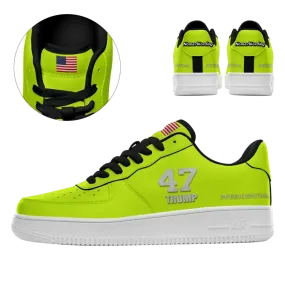 Personalized Trump 47 Sneakers, Custom Stylish Shoes, Comfortable Unisex Shoes