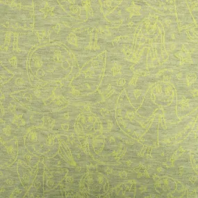 Printed Sweatshirt Fleece - FANTASMIC - Princess - Green