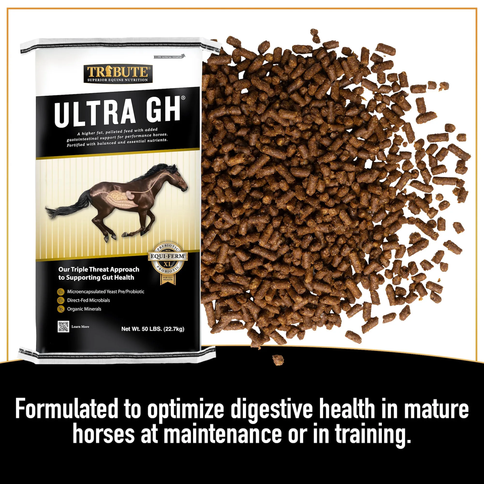 Ultra GH®, Pelleted Feed for Performance Horses